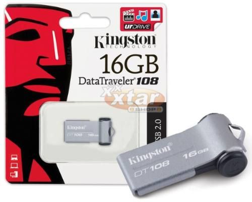 Pen Drive Datatraveler 108 Kingston  16 Gb Com Urdrive ----